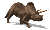 GIF animado (7658) Triceratops caminando