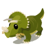 GIF animado (7660) Triceratops comiendo