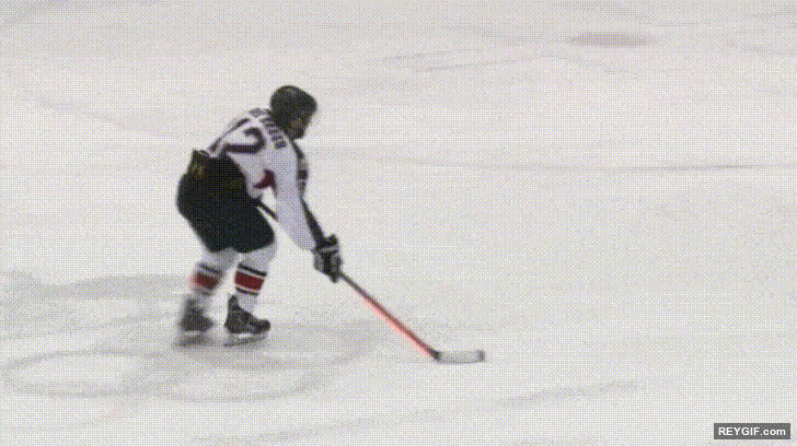 GIF animado (116638) Una celebracion bastante rara en el mundo del hockey