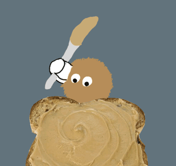 GIF animado (56) Untando mantequilla cacahuetes