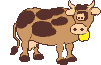 GIF animado (10100) Vaca
