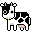 GIF animado (10104) Vaca