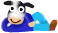 GIF animado (10114) Vaca