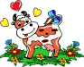 GIF animado (2532) Vaca enamorada