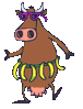 GIF animado (10146) Vaca feliz