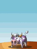 GIF animado (10163) Vaca voladora