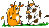 GIF animado (10165) Vacas abrazo