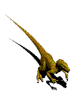 GIF animado (7682) Velociraptor saltando