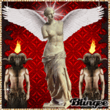 GIF animado (11859) Venus de milo con alas