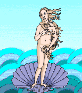 GIF animado (11901) Venus en la concha