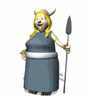 GIF animado (12000) Vikinga cantando