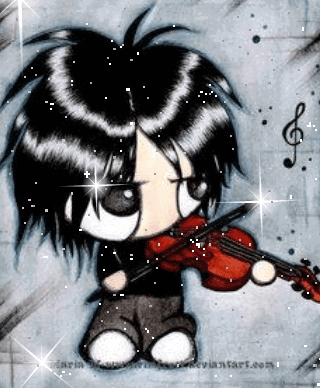 GIF animado (13110) Violinista