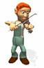 GIF animado (13111) Violinista