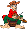GIF animado (13116) Violinista