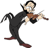 GIF animado (13127) Violinista profesional