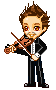GIF animado (13128) Violinista profesional