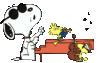 GIF animado (14336) Woodstock snoopy