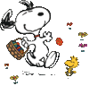 GIF animado (14338) Woodstock snoopy