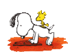 GIF animado (14340) Woodstock snoopy