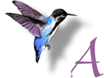 GIF animado (28879) Abecedario colibries