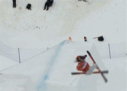 GIF animado (15660) Accidente salto esqui