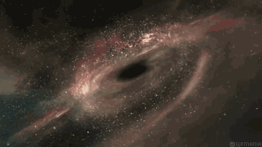 GIF animado (20976) Agujero negro galaxia