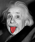 GIF animado (21023) Albert einstein lengua colores