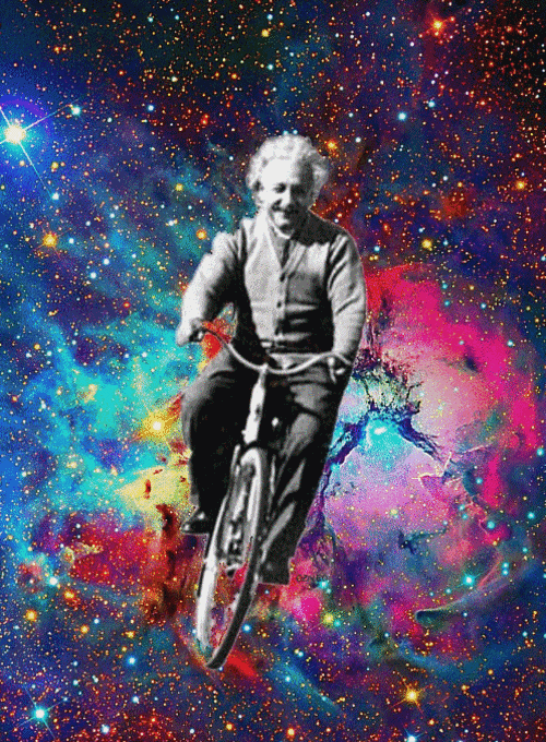 GIF animado (21024) Albert einstein montando bicicleta