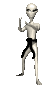 GIF animado (20828) Alien haciendo artes marciales