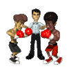 GIF animado (15457) Arbitro boxeadores