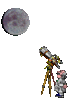 GIF animado (21560) Astronomo telescopio