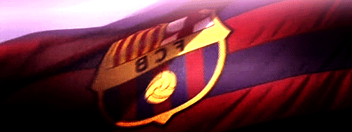 GIF animado (15862) Bandera de fc barcelona