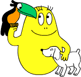 GIF animado (17722) Barbapapa amarillo
