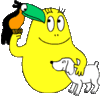 GIF animado (17722) Barbapapa amarillo