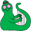 GIF animado (17732) Barbapapa verde