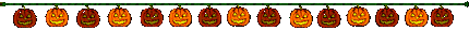 GIF animado (23021) Barra separadora calabazas halloween