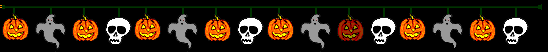 GIF animado (23025) Barra separadora calabazas halloween