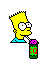 GIF animado (19135) Bart simpson