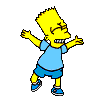 GIF animado (19140) Bart simpson