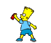 GIF animado (19147) Bart simpson