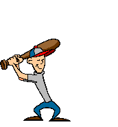 GIF animado (15334) Bateador beisbol