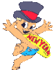GIF animado (22238) Bebe en ano nuevo