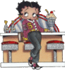 GIF animado (17027) Betty boop camarera