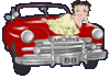 GIF animado (17178) Betty boop coche