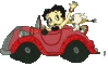 GIF animado (17183) Betty boop coche