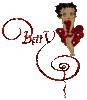 GIF animado (17055) Betty boop glitter