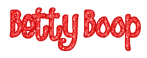 Imagen GIF de Betty boop glitter animado