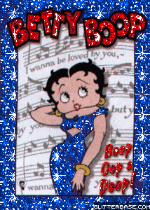 GIF animado (17348) Betty boop patriota americana