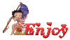 GIF animado (17356) Betty boop patriota americana