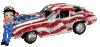 GIF animado (17362) Betty boop patriota americana